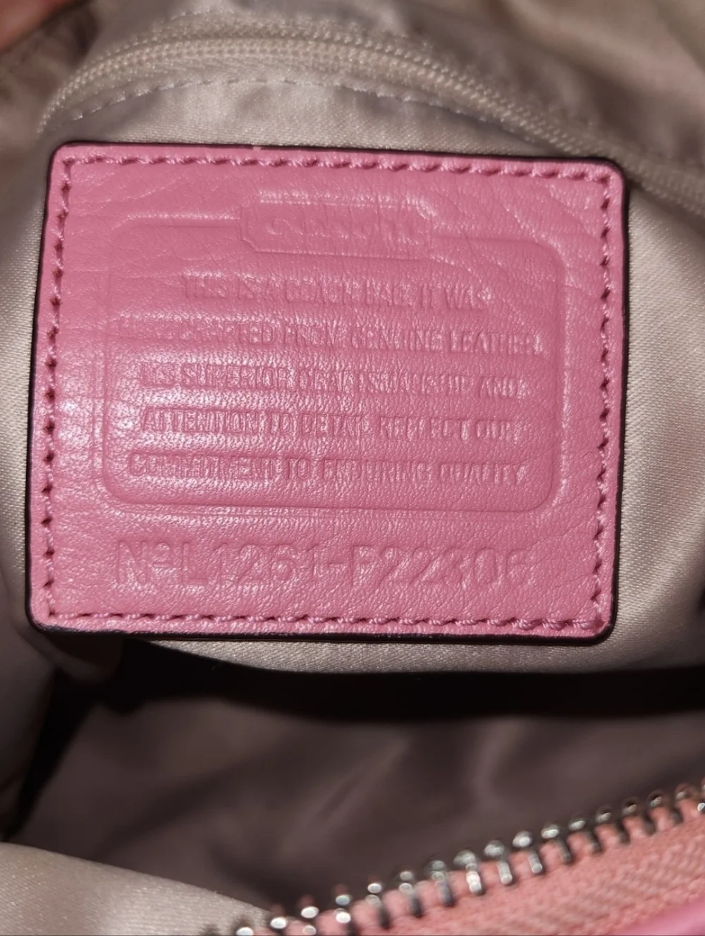 Coach Pink Leather Shoulder Bag Magnetic Fliplock Flap Hobo Purse